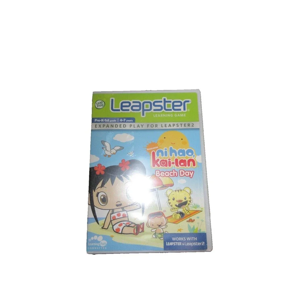 Ni Hao, Kai-lan,Beach Day Leapster Learning Game New Sealed